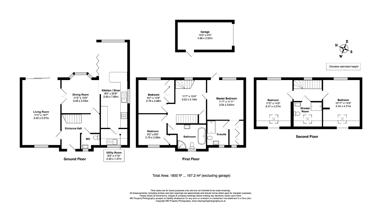 Floorplan of Bridgnorth Drive, Kingsmead, Milton Keynes, Buckinghamshire, MK4 4AJ