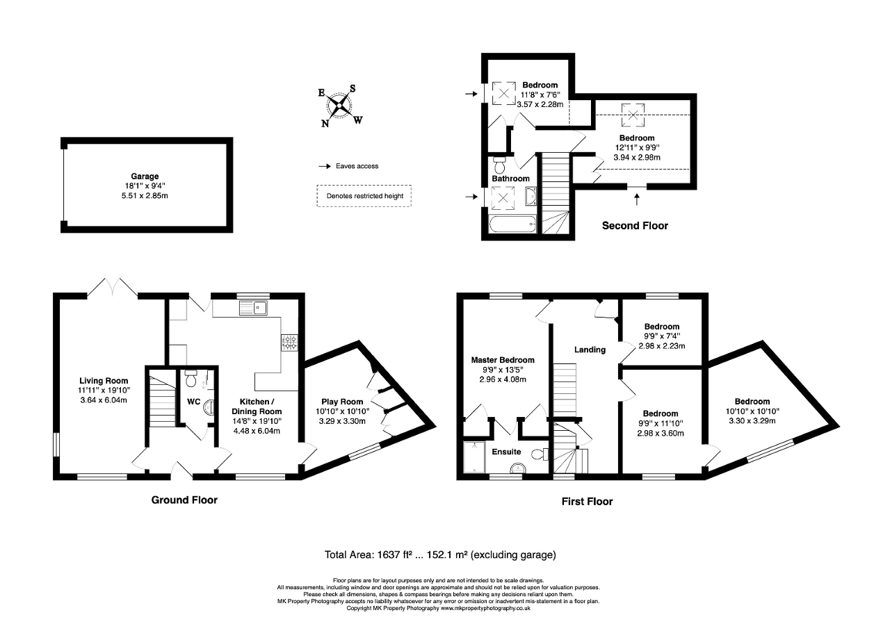 Floorplan for Oxenhope Way, Broughton, Milton Keynes, Buckinghamshire, MK10 7AE