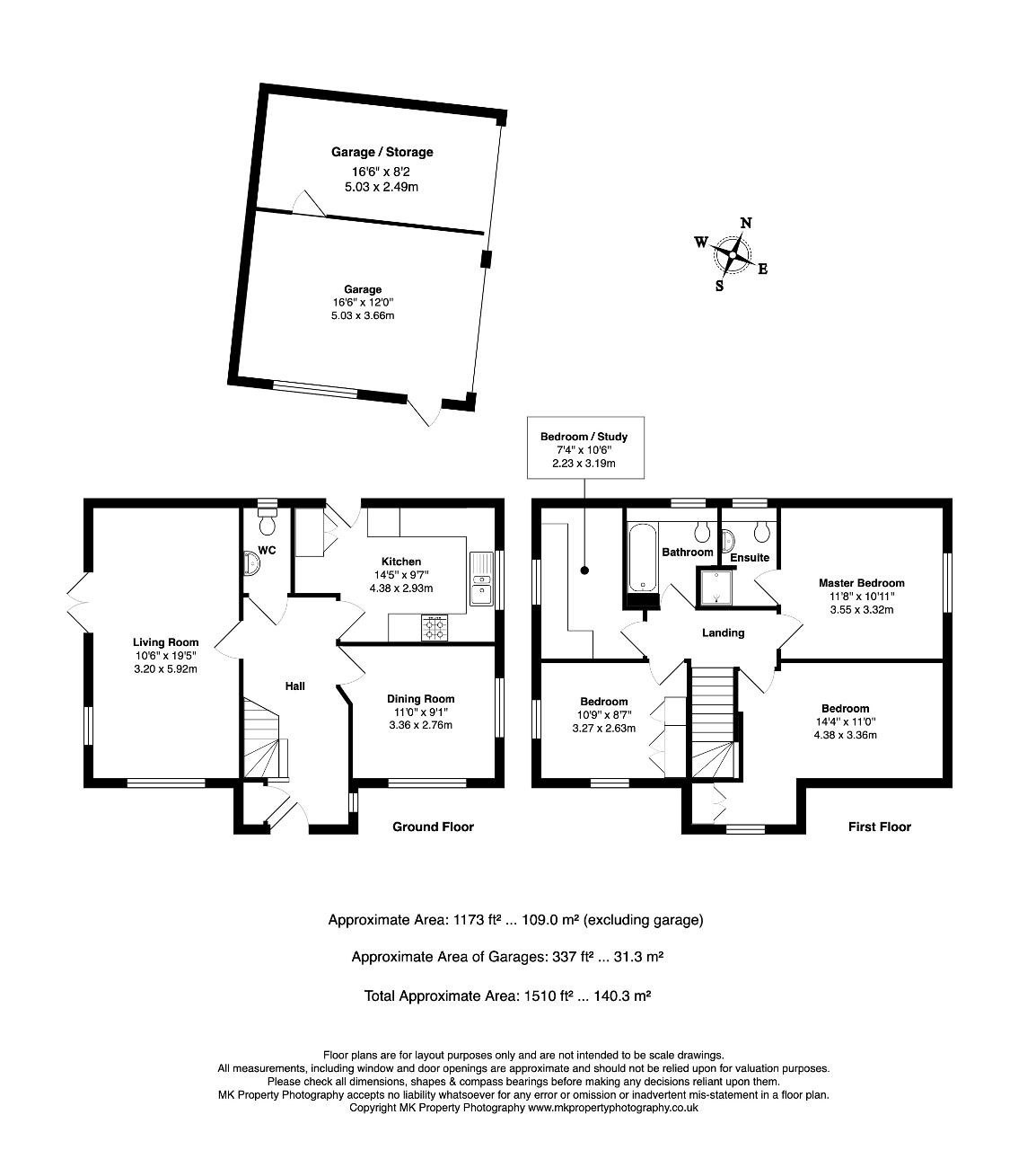 Floorplan for Blanchland Circle, Monkston, Milton Keynes, Buckinghamshire, MK10 9GS