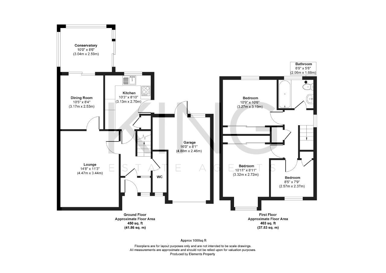Floorplan for Dunster Court, Furzton, Milton Keynes, Buckinghamshire, MK4 1DG