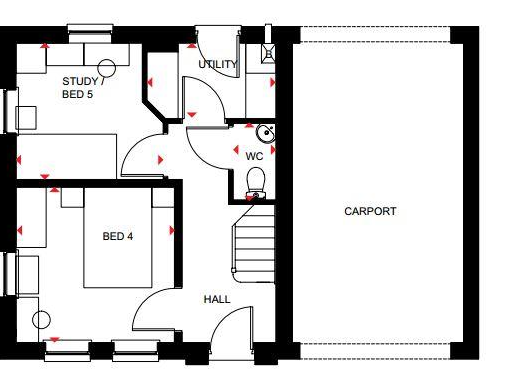 Floorplan of Brooklands, Milton Keynes, MK10 7ES