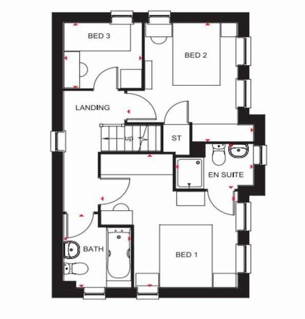 Floorplan of Fen Street, Milton Keynes, Buckinghamshire, MK10 7ES