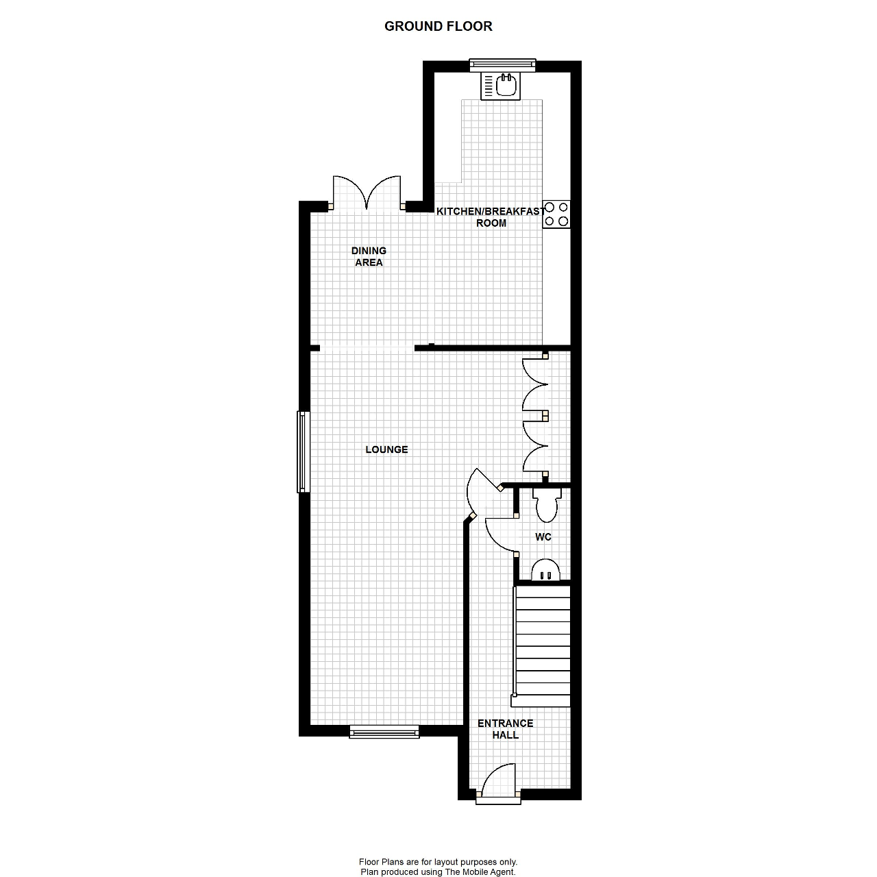 Floorplan of London Road, Loughton, Milton Keynes, Buckinghamshire, MK5 8AQ