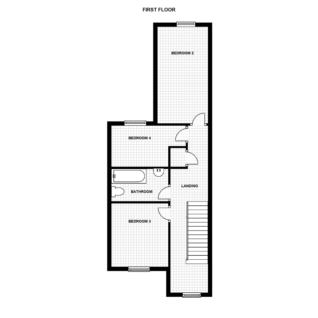 Floorplan of London Road, Loughton, Milton Keynes, Buckinghamshire, MK5 8AQ