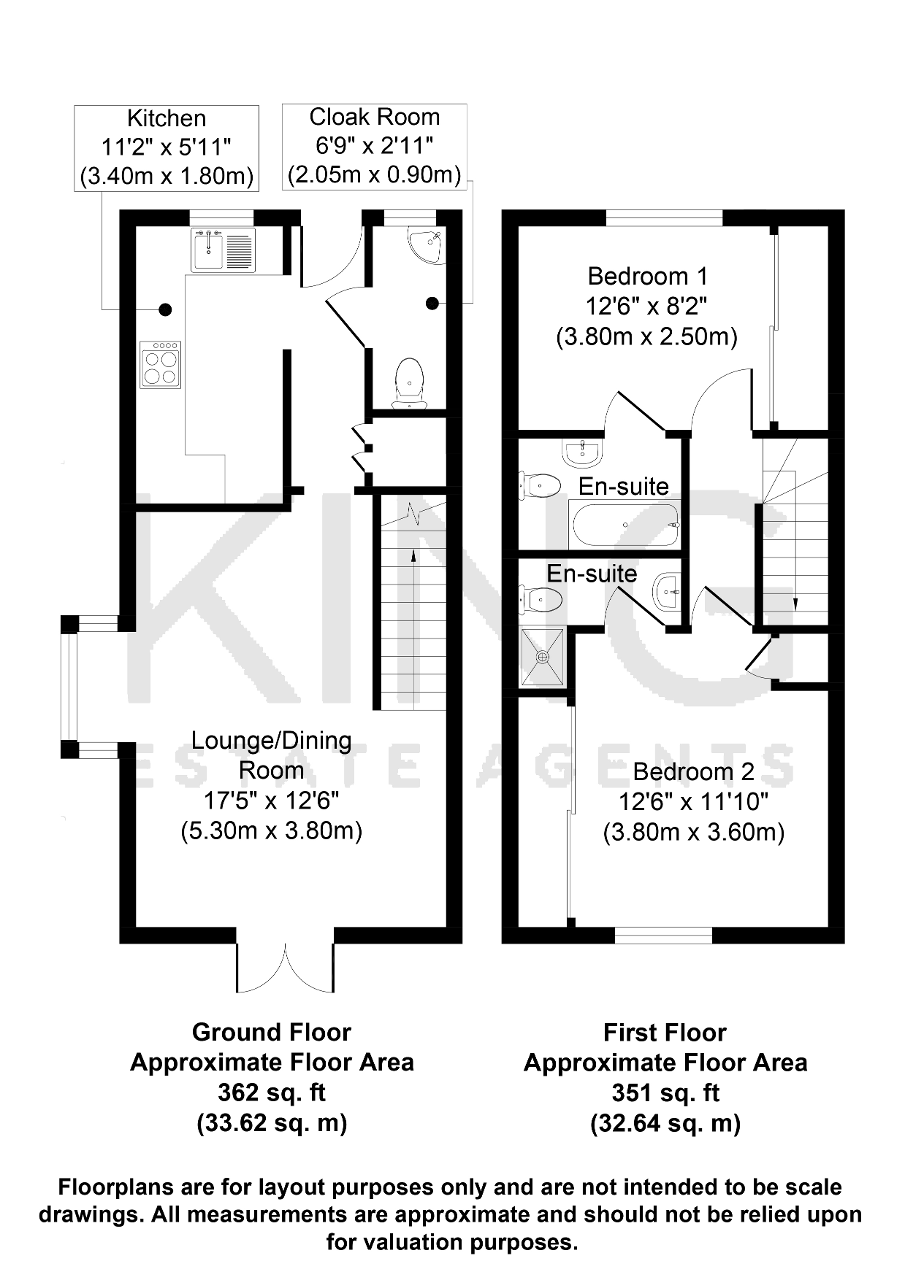 Floorplan of Oriel Close, Wolverton, Milton Keynes, Buckinghamshire, MK12 5FE