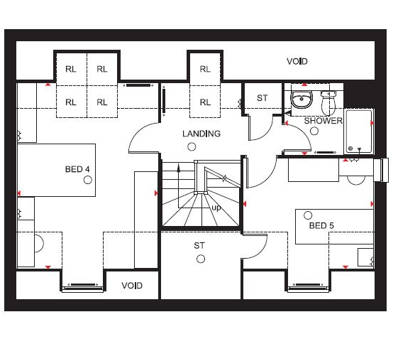 Floorplan of Fen Street, Milton Keynes, Buckinghamshrie, MK10 7ES