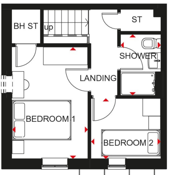 Floorplan of Watling Street, Milton Keynes, Buckinghamshire, MK17 9DN