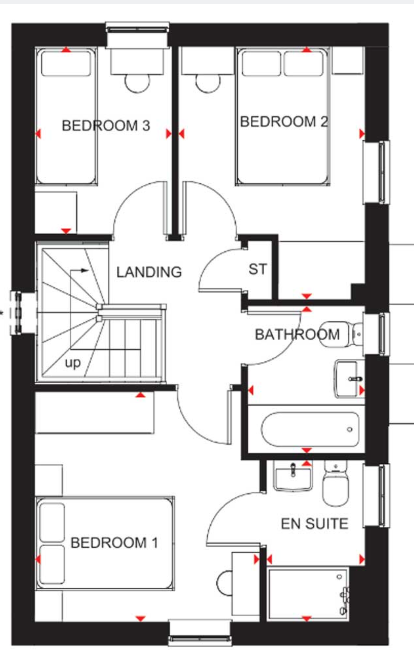 Floorplan of Watling Street, Milton Keynes, Buckinghmashire, MK17 9GF