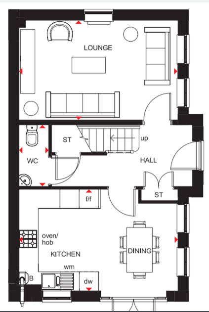 Floorplan of Watling Street, Milton Keynes, Buckinghamshire, MK17 9GF