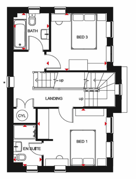 Floorplan of Watling Street, Milton Keynes, Buckinghamshire, MK17 9GF