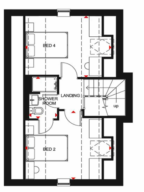 Floorplan of Watling Street, Milton Keynes, Buckinghamshire, MK17 9GF