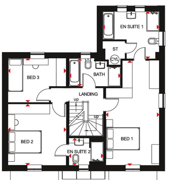 Floorplan of Watling Street, Milton Keynes, Buckinghamshire, MK17 9GF