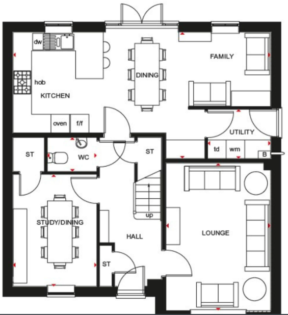 Floorplan of Watling Street, Milton Keynes, Buckinghamshire, MK17 9GF