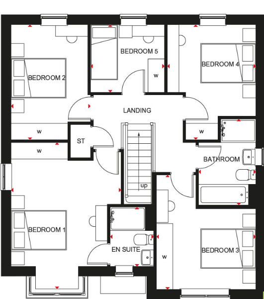 Floorplan of Watling Street, Milton Keynes, Buckinghamshire, MK17 9GF