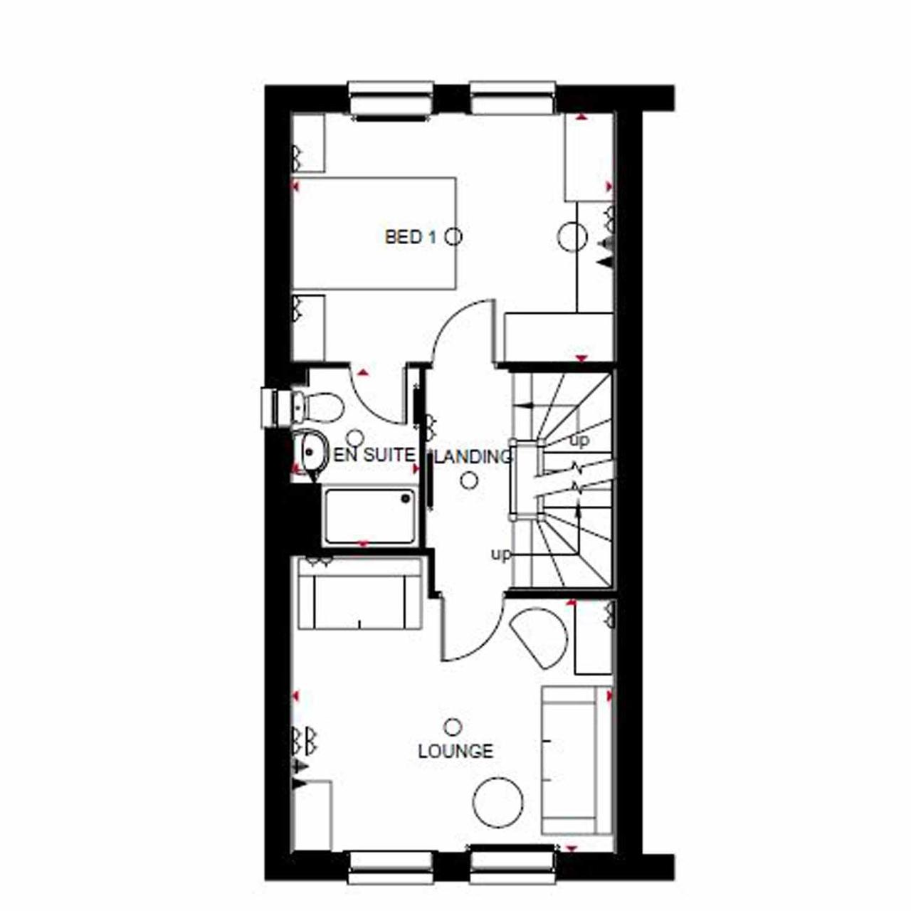 Floorplan of Fen Street, Milton Keynes, Buckinghamshire, MK10 7ES