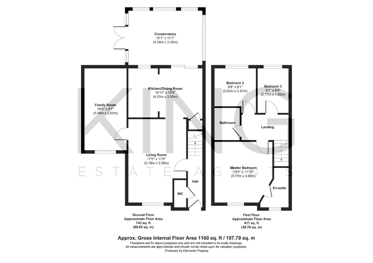 Floorplan of Castle Acre, Monkston, Milton Keynes, MK10 9HS