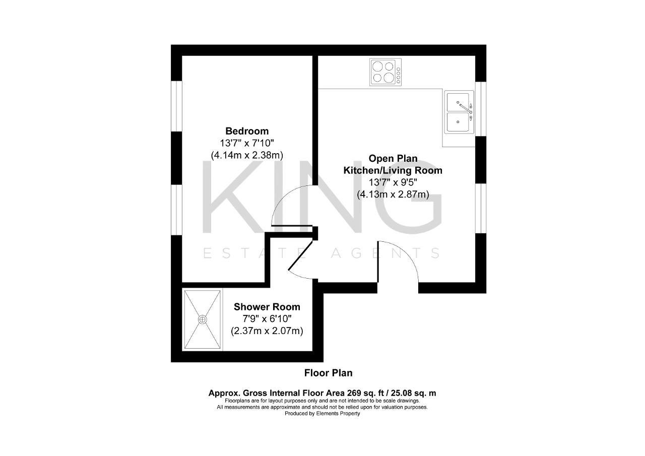 Floorplan of Fury court, Crownhill, Milton Keynes, Buckinghamshire, MK8 0AP