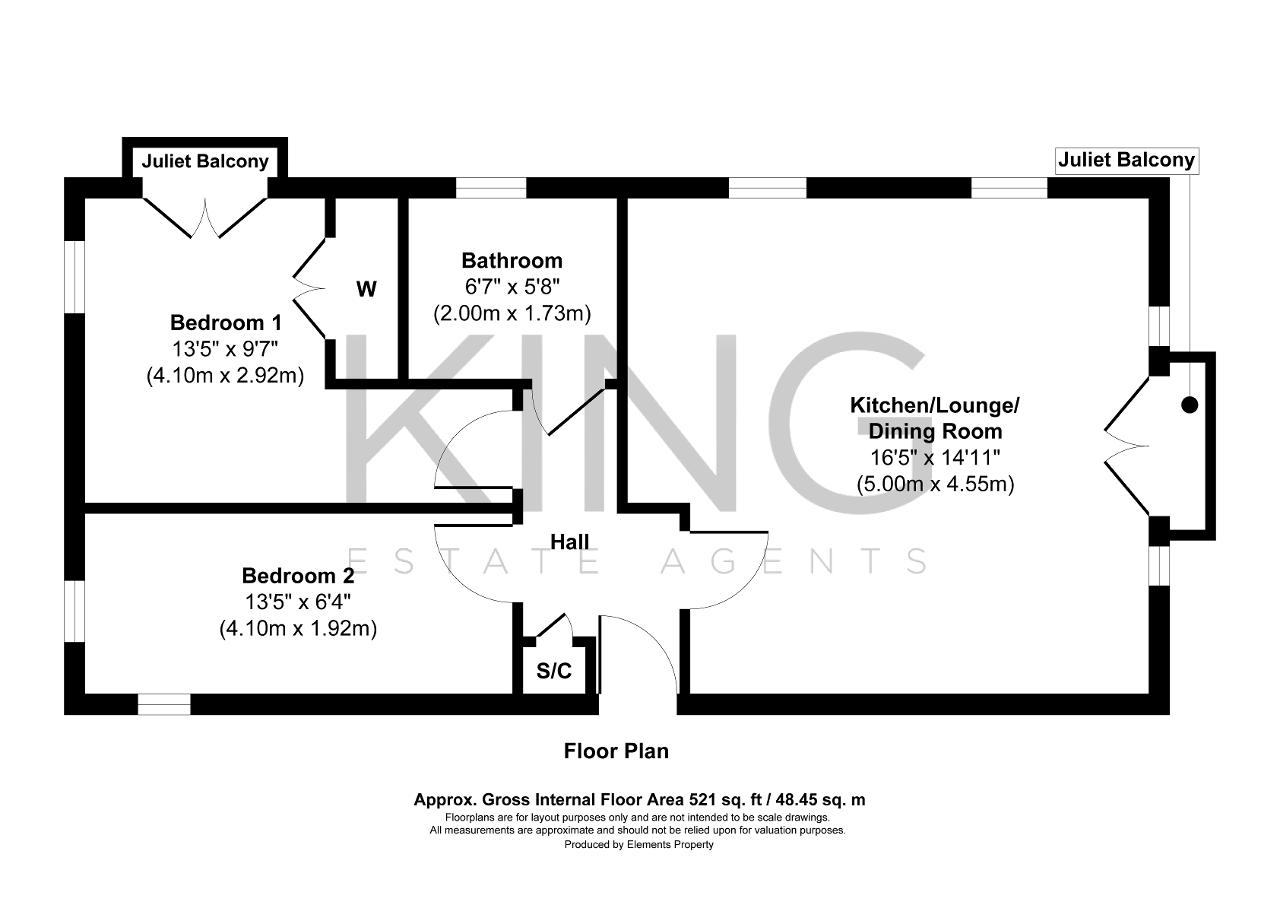 Floorplan of Oldham Rise, Medbourne, Milton Keynes, Buckinghamshire, MK5 6GE