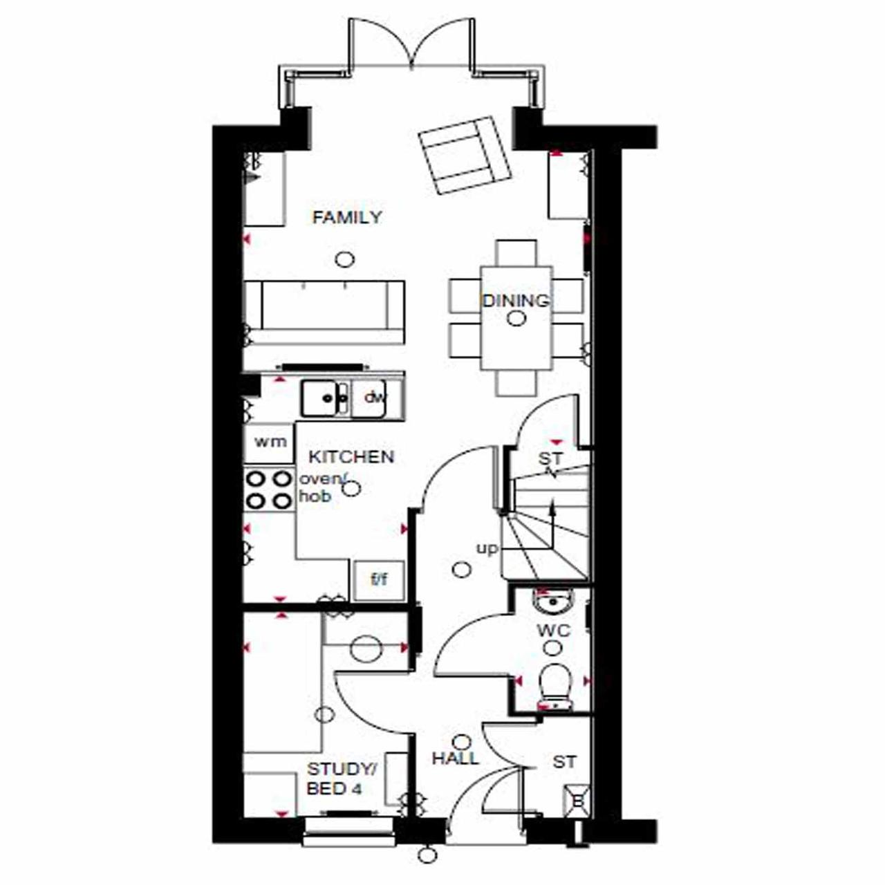 Floorplan of Fen Street, Milton Keynes, Buckinghamshire, MK10 7ES