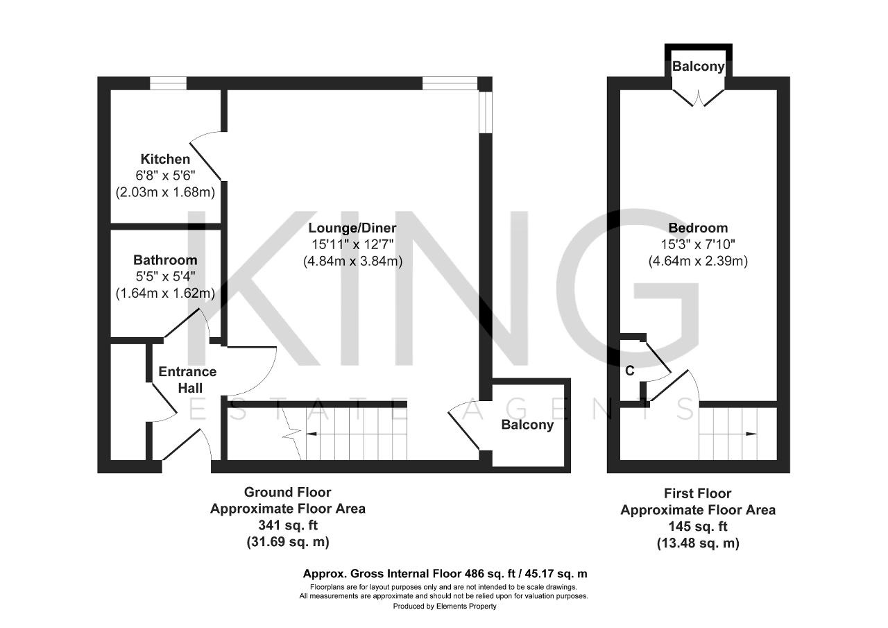 Floorplan of Ramsthorn Grove, Walnut Tree, Milton Keynes, Buckinghamshire, MK7 7ND