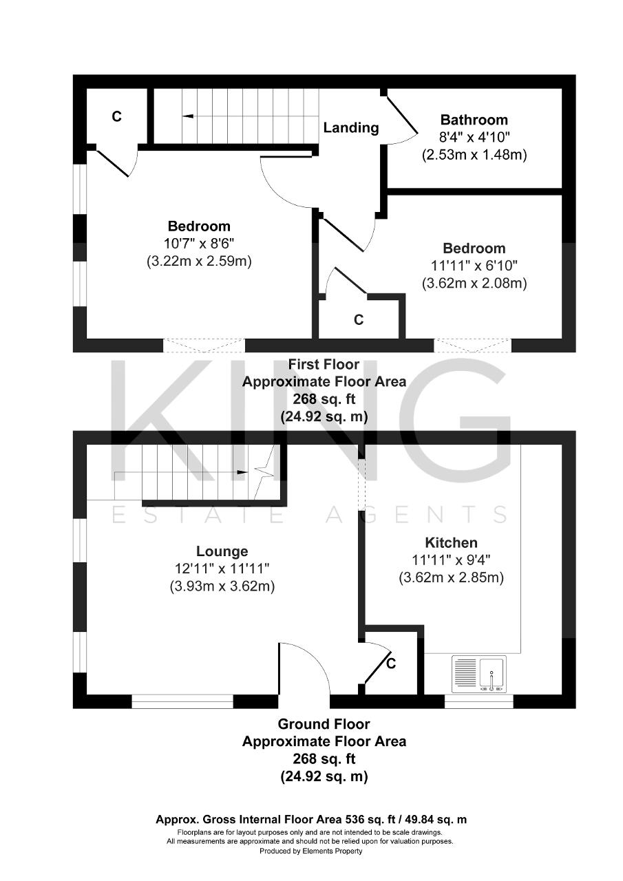 Floorplan of Blatherwick Court, Shenley Church End, Milton Keynes, Buckinghamshire, MK5 6ED