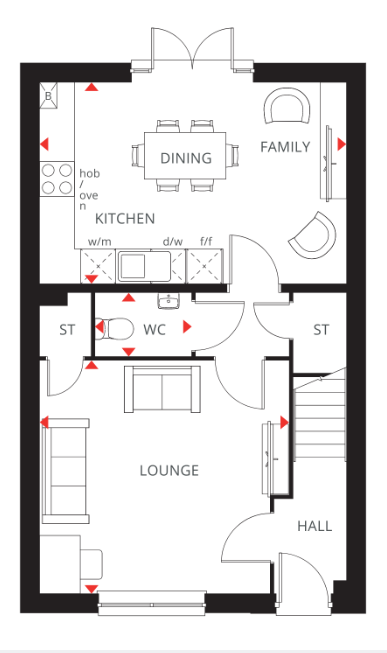 Floorplan of Barratt Homes Sales Office, Kitchener Drive, Eaton Leys, Milton Keynes, MK17 9GF