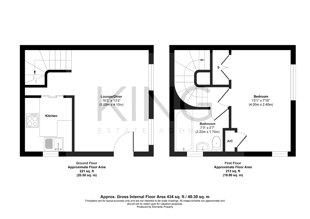 Floorplan of Chadds Lane, Peartree Bridge, Milton Keynes, Buckinghamshire, MK6 3EB
