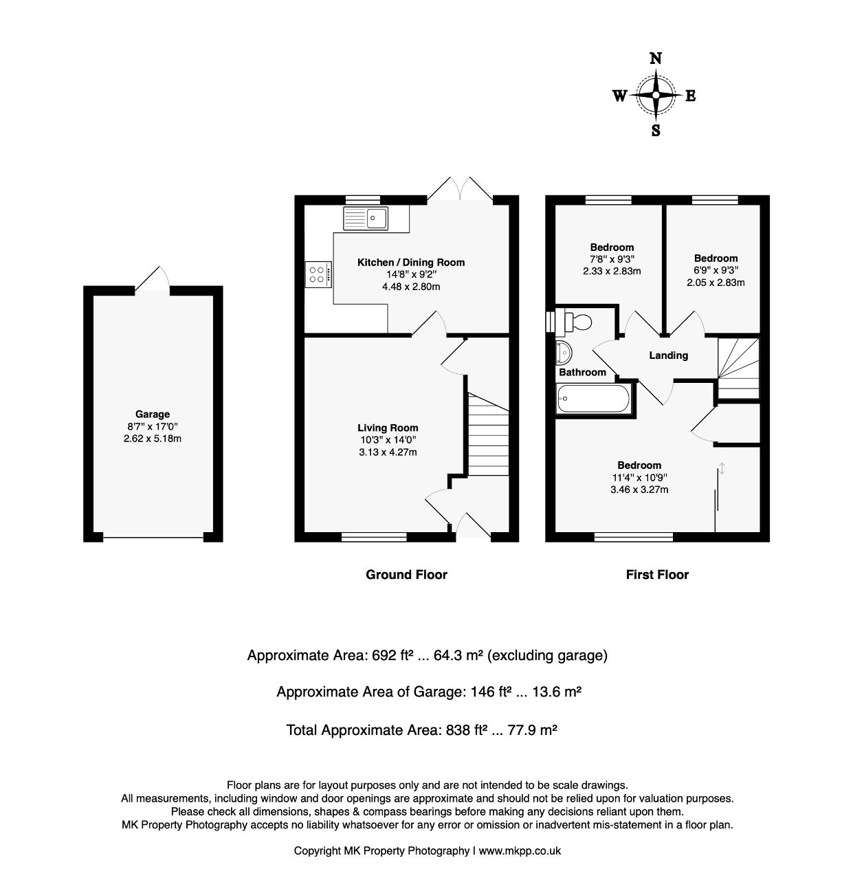 Floorplan of Treborough, Furzton, Milton Keynes, MK4 1LR