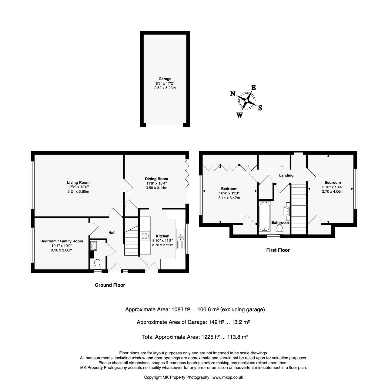 Floorplan of Prestwick Close, Bletchley, Milton Keynes, Buckinghamshire, MK3 7RQ