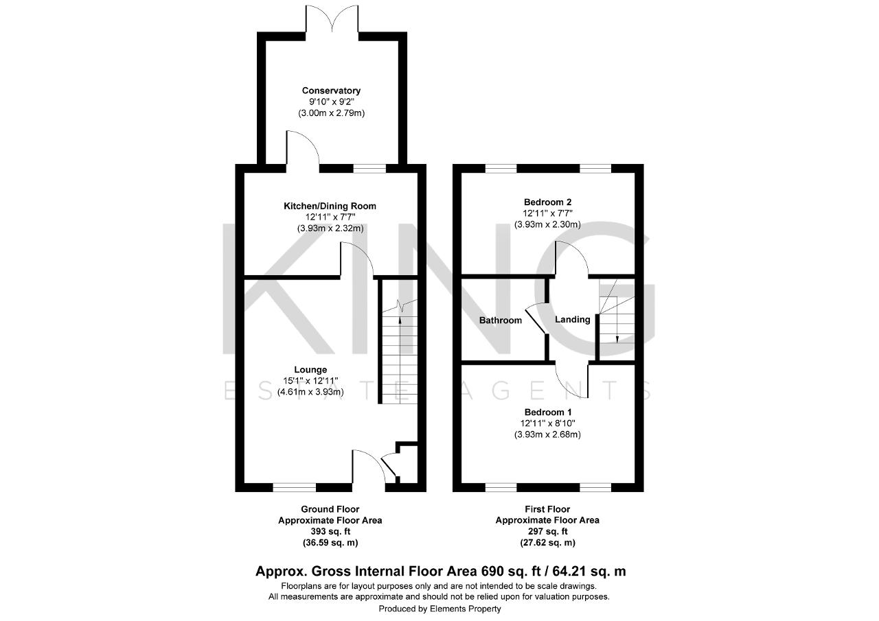 Floorplan of Lastingham Grove, Emerson Valley, Milton Keynes, Buckinghamshire, MK4 2EA