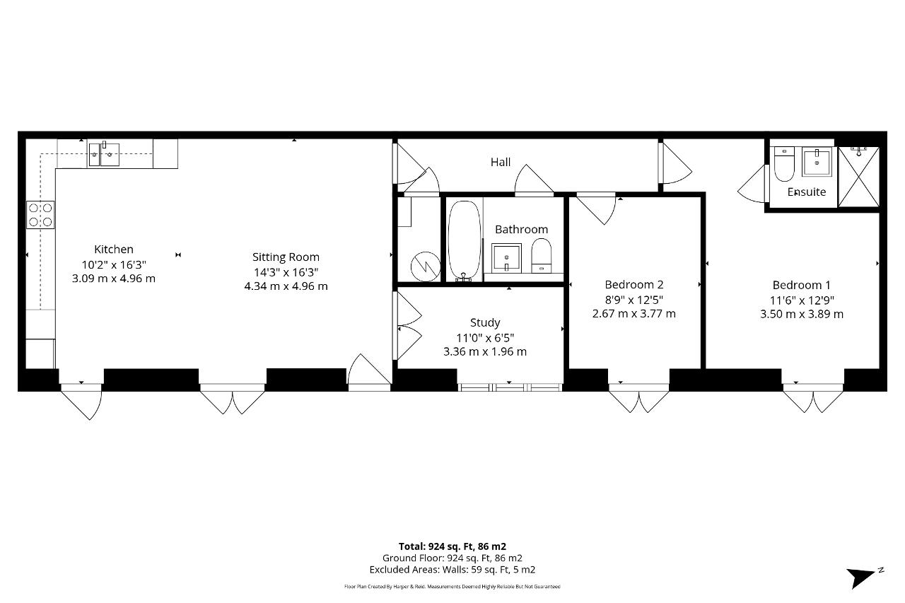 Floorplan of Chancel Close, Milton Keynes, Buckinghamshire, MK17 8AU