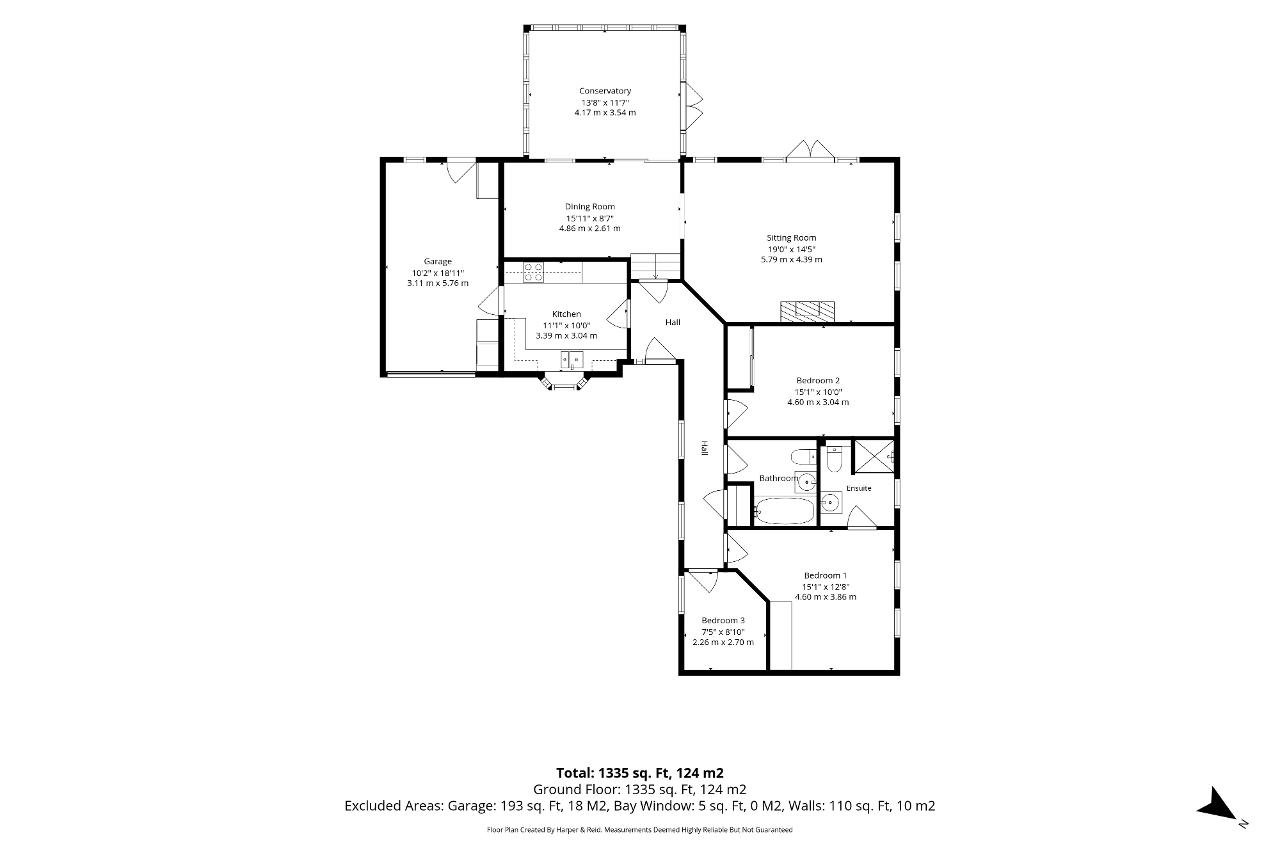 Floorplan of Beaumaris Grove, Shenley Church End, Milton Keynes, Buckinghamshire, MK5 6EN