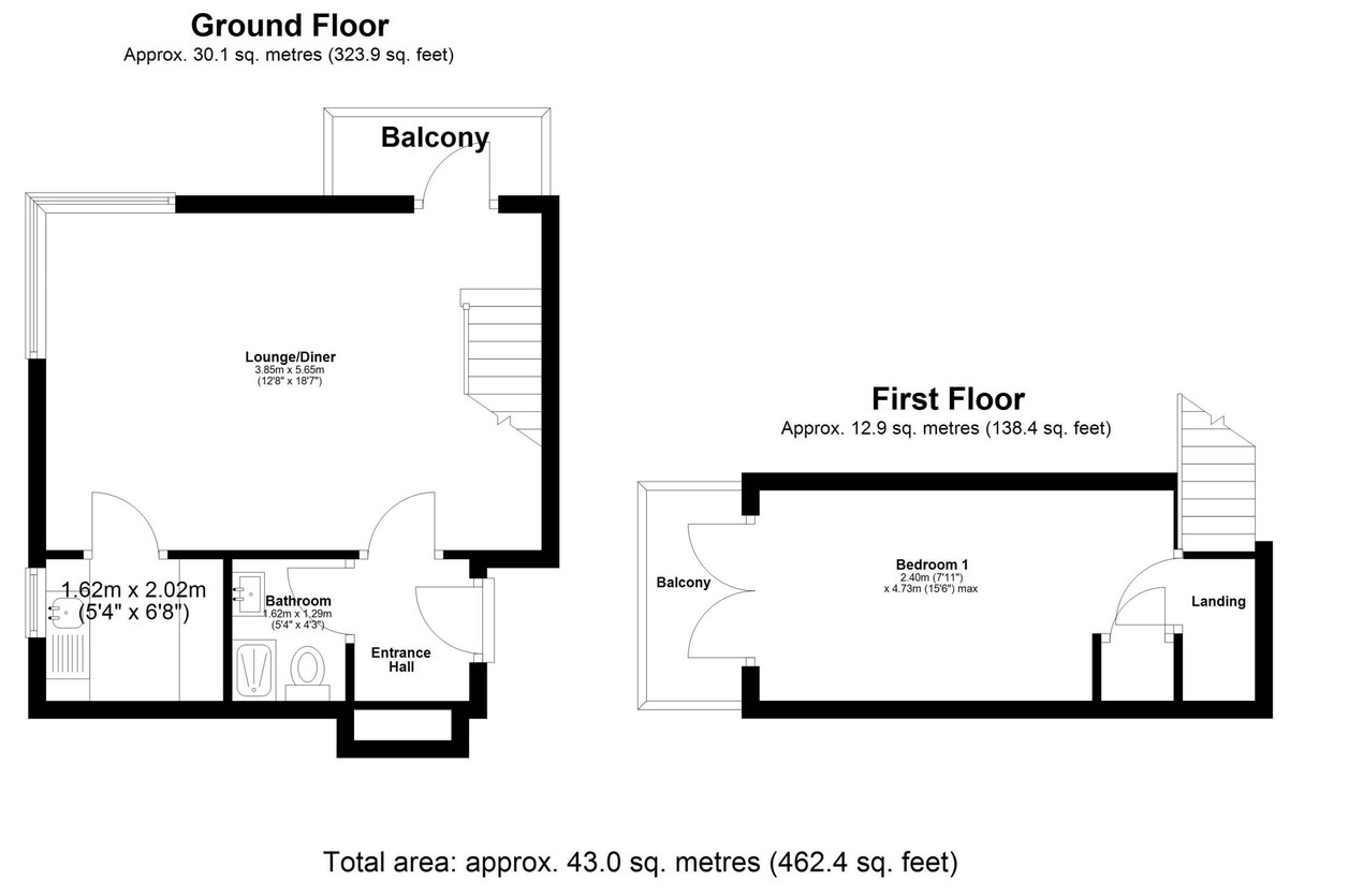 Floorplan of Ramsthorn Grove, Walnut Tree, Milton Keynes, Buckinghamshire, MK7 7ND