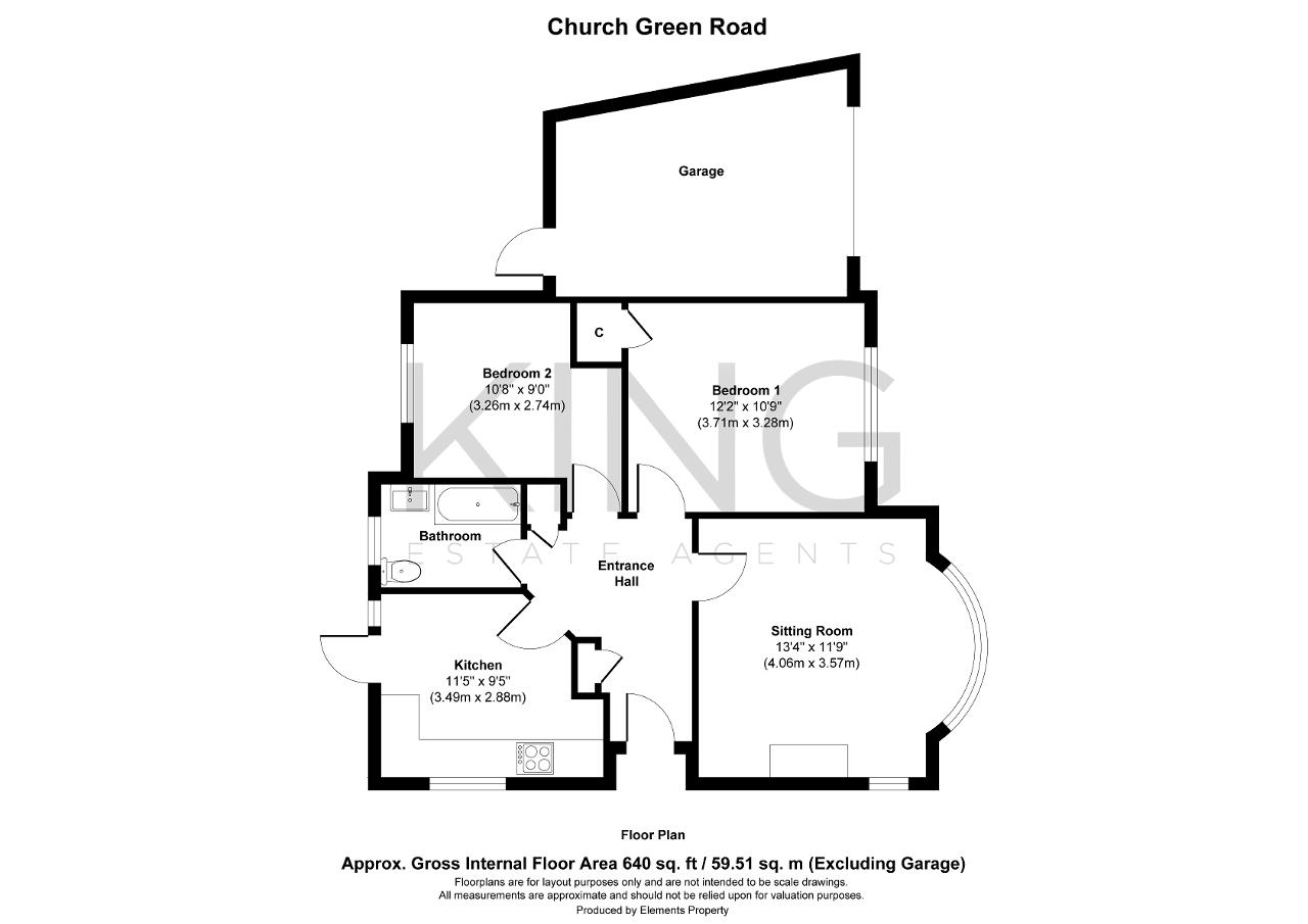 Floorplan of Church Green Road, Bletchley, Milton Keynes, Buckinghamshire, MK3 6BY