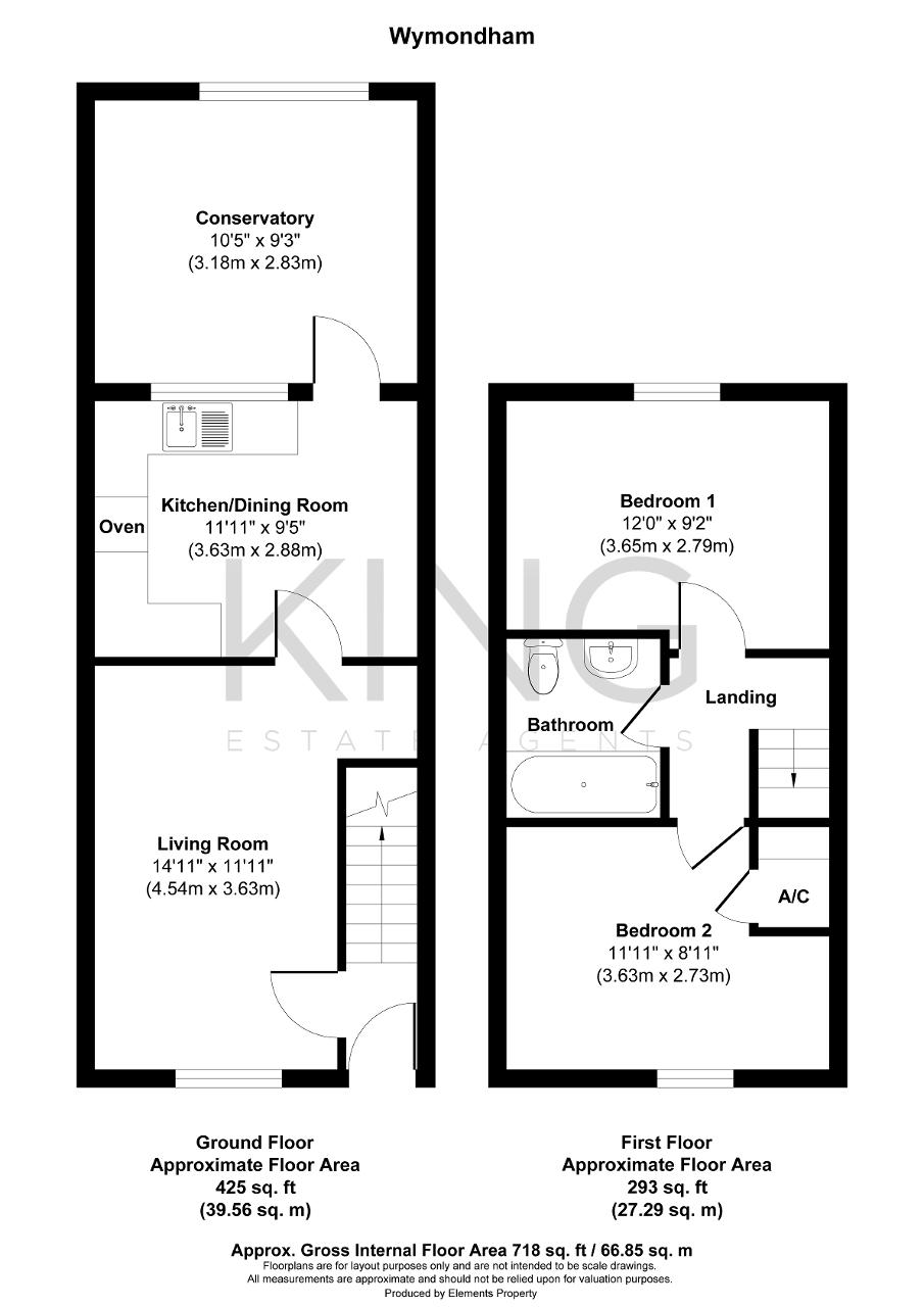 Floorplan of Wymondham, Monkston, Milton Keynes, Buckingahmshire, MK10 9EQ