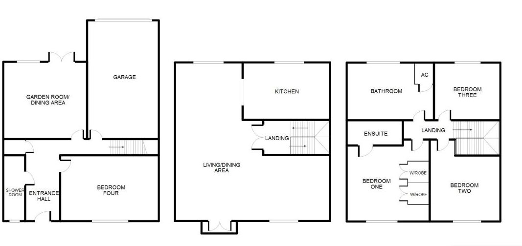 Floorplan of Allington Circle, Kingsmead, Milton Keynes, Buckinghamshire, MK4 4EE