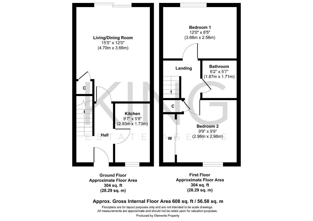 Floorplan of Coverack Place, Tattenhoe, Milton Keynes, Buckinghamshire, MK4 3BA